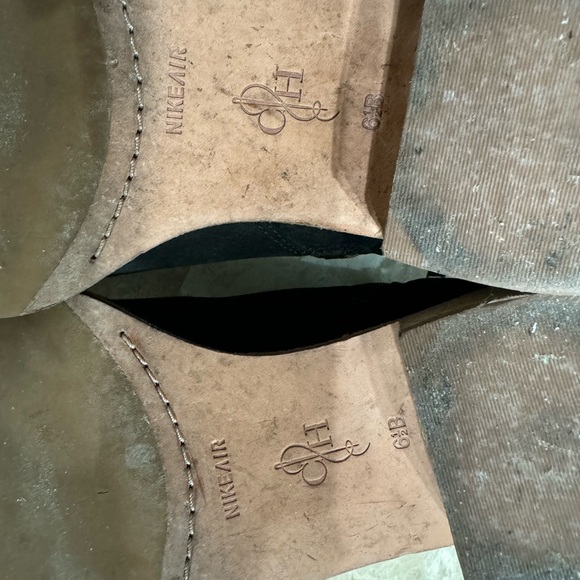 Cole Haan Reilly Black Nubuck Leather Booties Size 6.5 - Picture 7 of 8